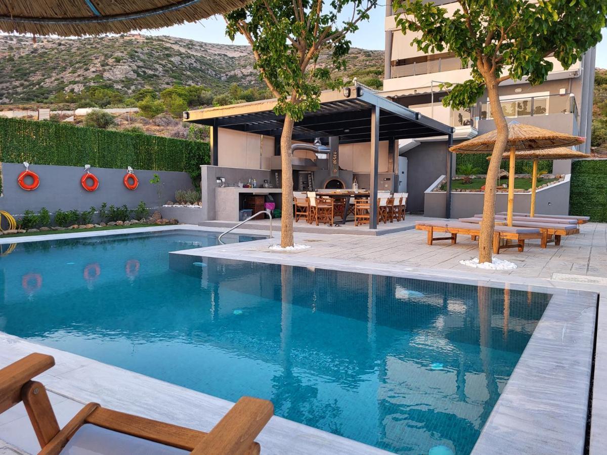 "Stergiou Luxury Apartments" Με Κοινη Πισινα Saronida Eksteriør billede