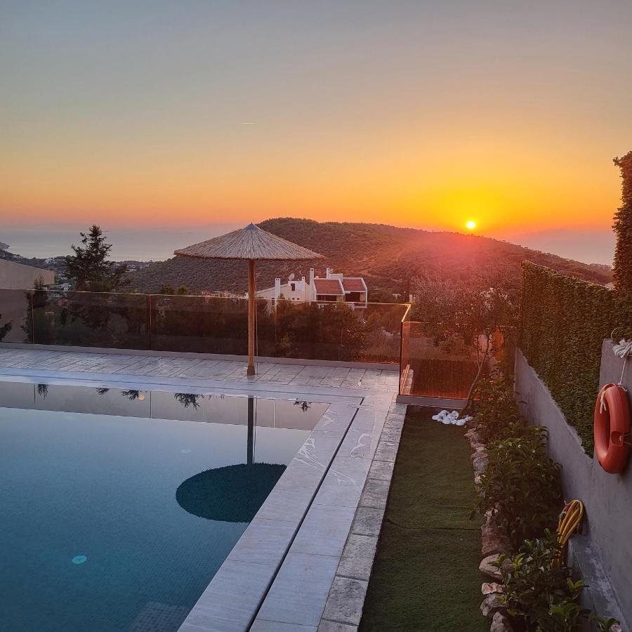 "Stergiou Luxury Apartments" Με Κοινη Πισινα Saronida Eksteriør billede